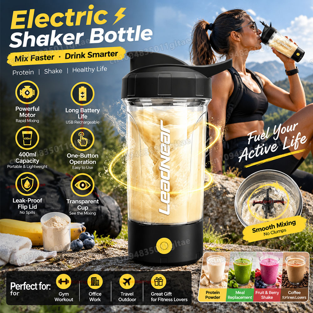 Protein Bar - Vaso Mezclador Eléctrico Portátil, Vaso Mezclador