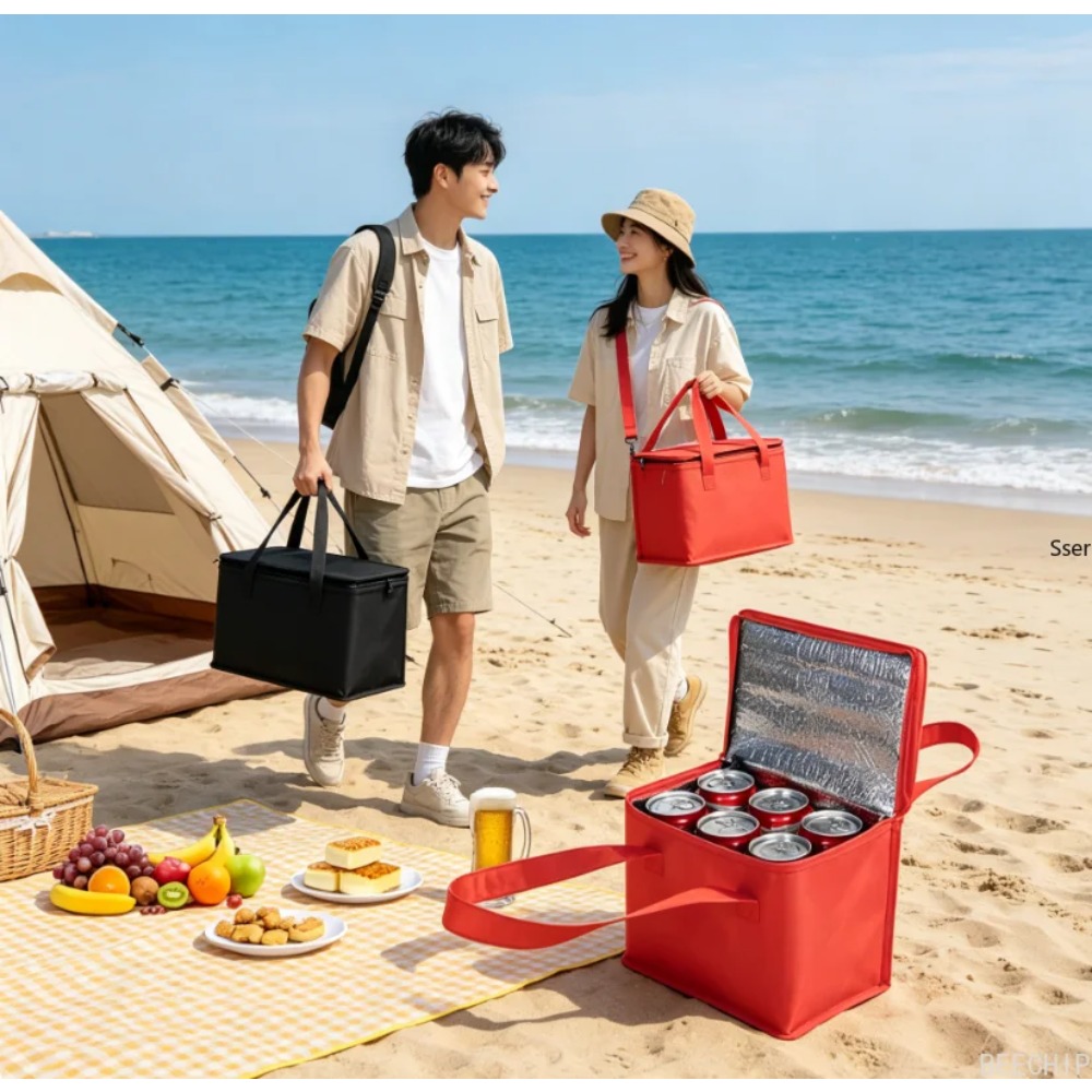 Food Snacks Delivery - Bolsa Térmica Plegable para Almuerzo, Bolsa