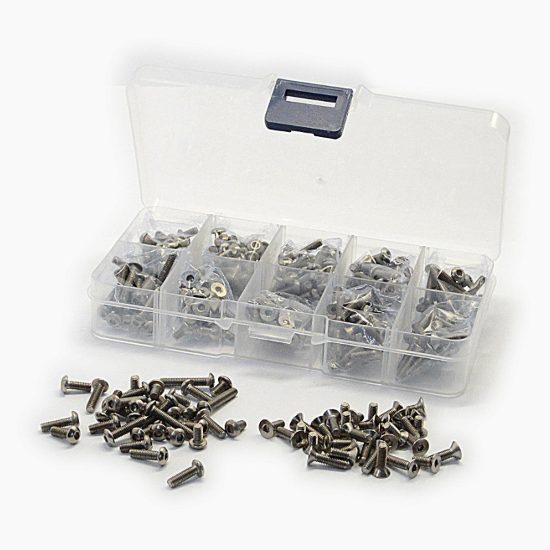 Nuts Mix - Juego surtido de tornillos de titanio