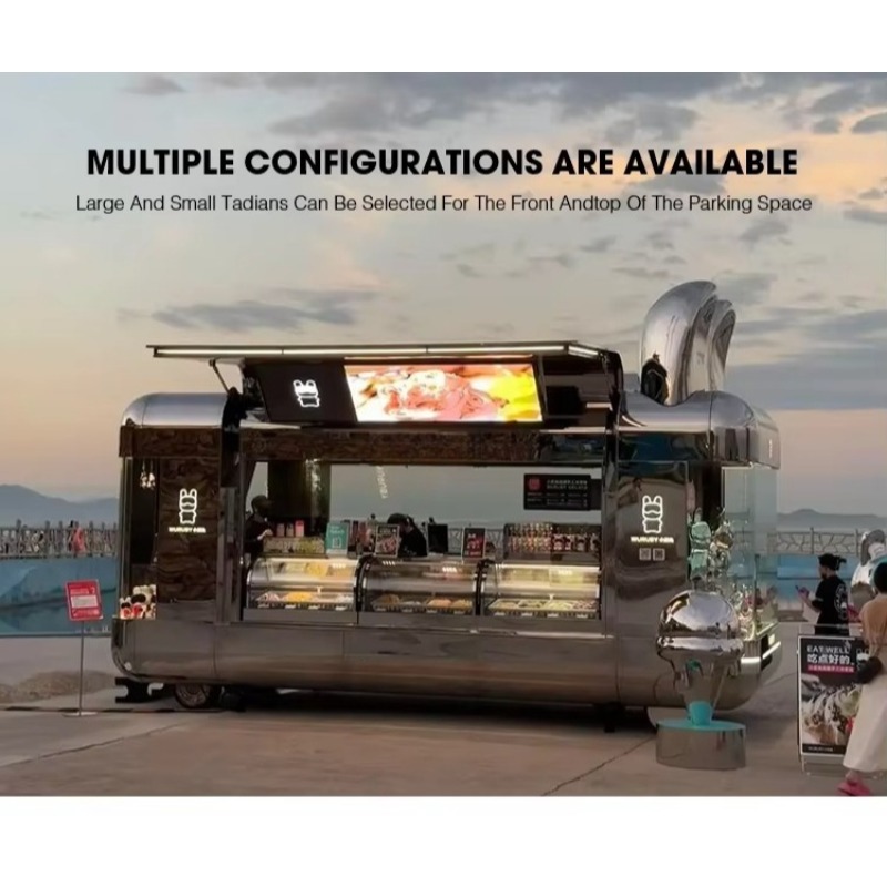 Food Snacks Catering - Quiosco de Comida Completamente Equipado, Nuevo