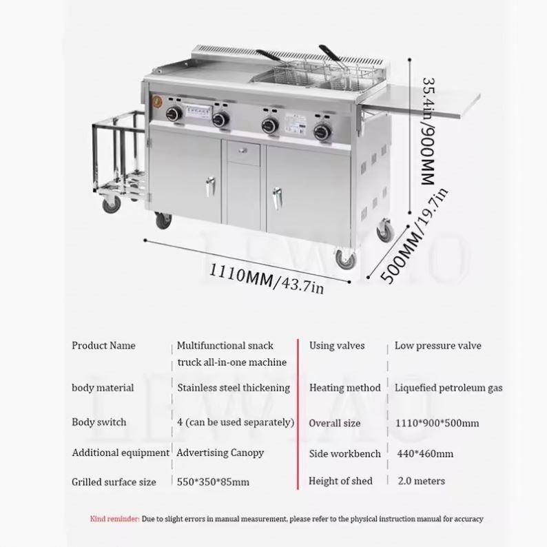 Remolque de Comida Móvil, Cami - Food Snacks Catering reseña y precio