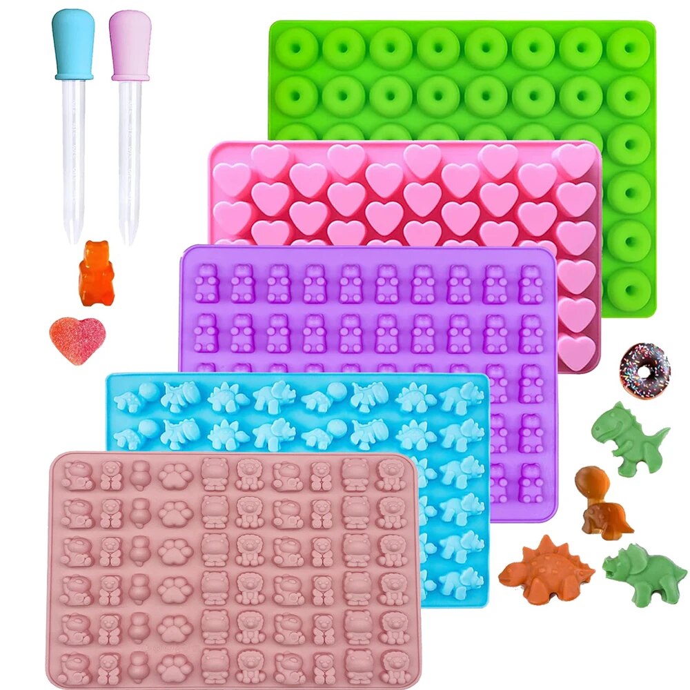 Moldes de osos de goma, Mini m - Gummy Candy reseña y precio