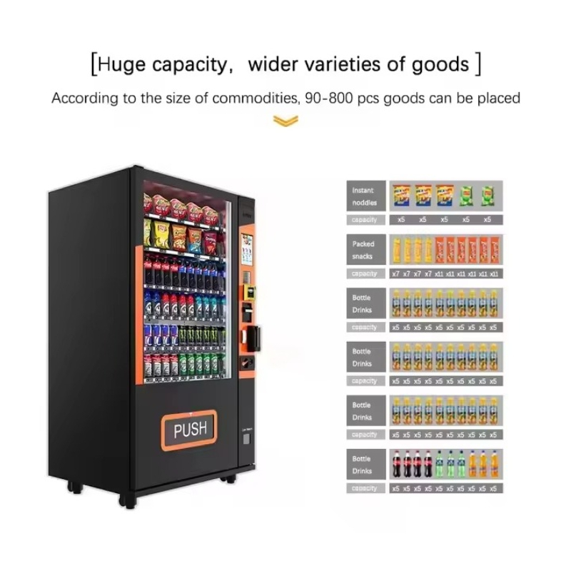 Máquina Expendedora Inteligent - Food Snacks Drinks reseña y precio