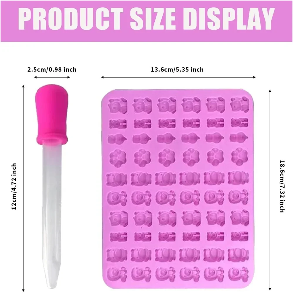 Molde de silicona antiadherent - Gummy Candy reseña y precio