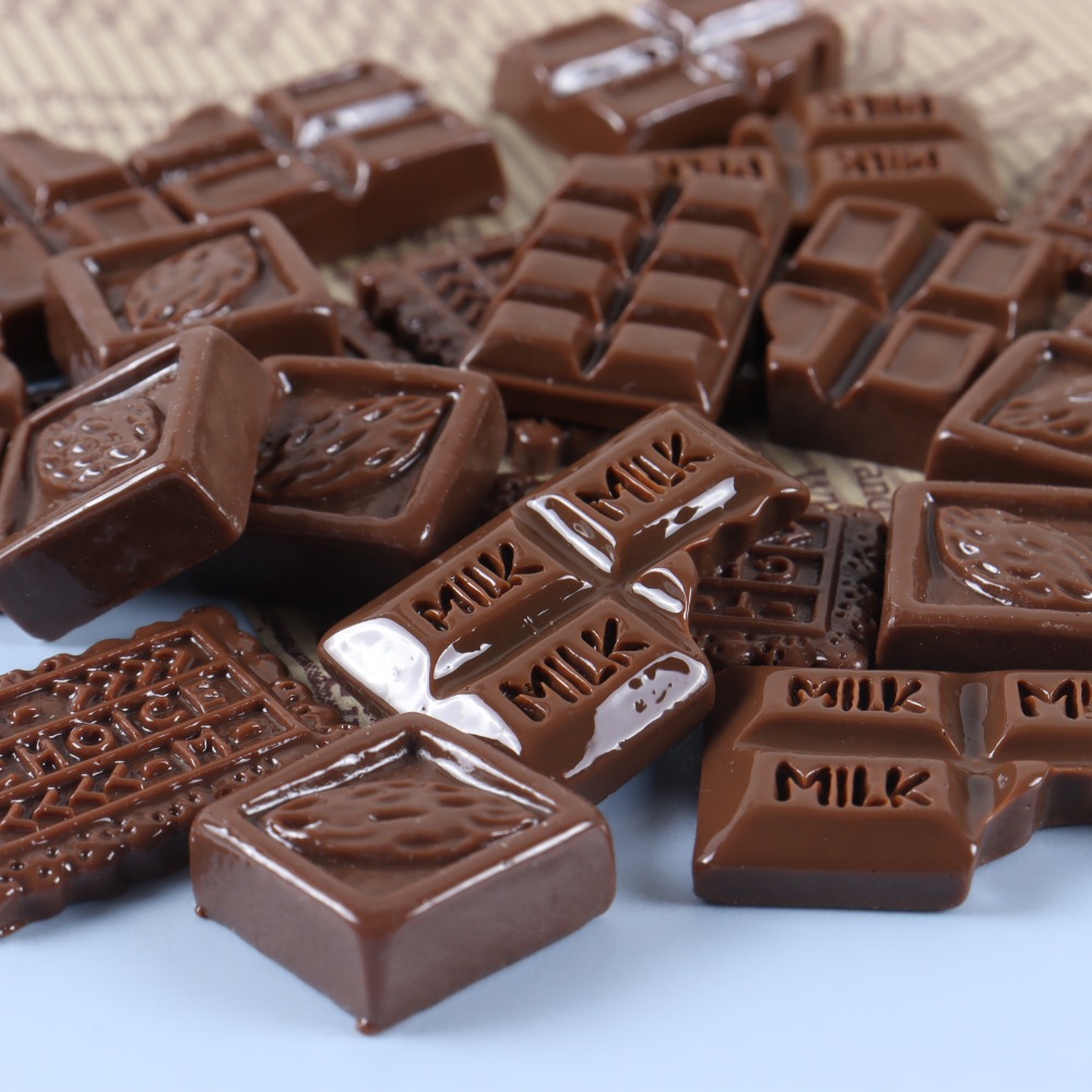10 Uds. De resina Kawaii, simu - Chocolate Snack reseña y precio