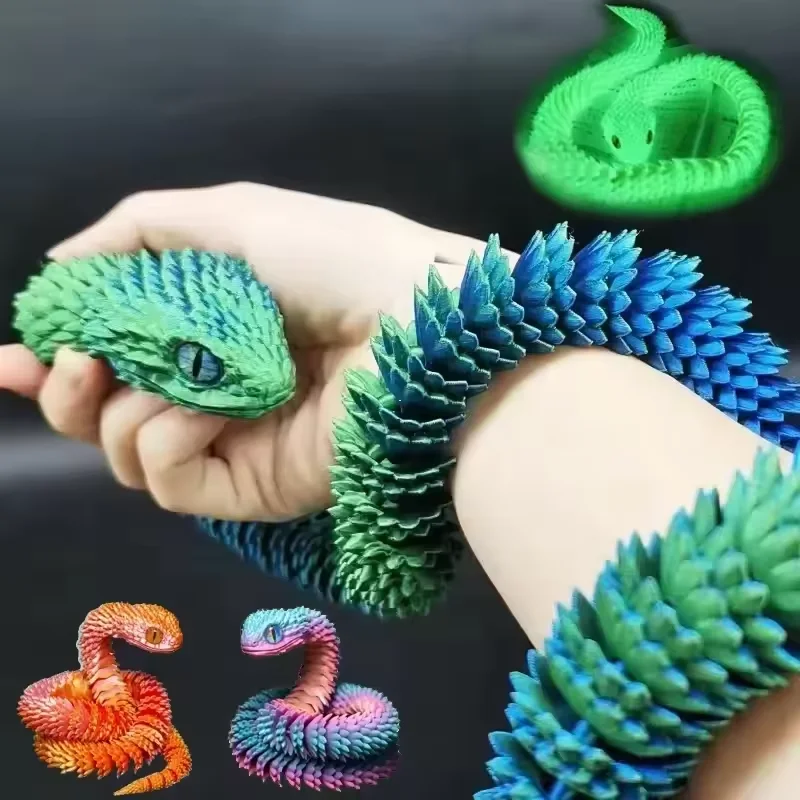 Serpiente impresa en 3D, jugue - Gummy Candy reseña y precio