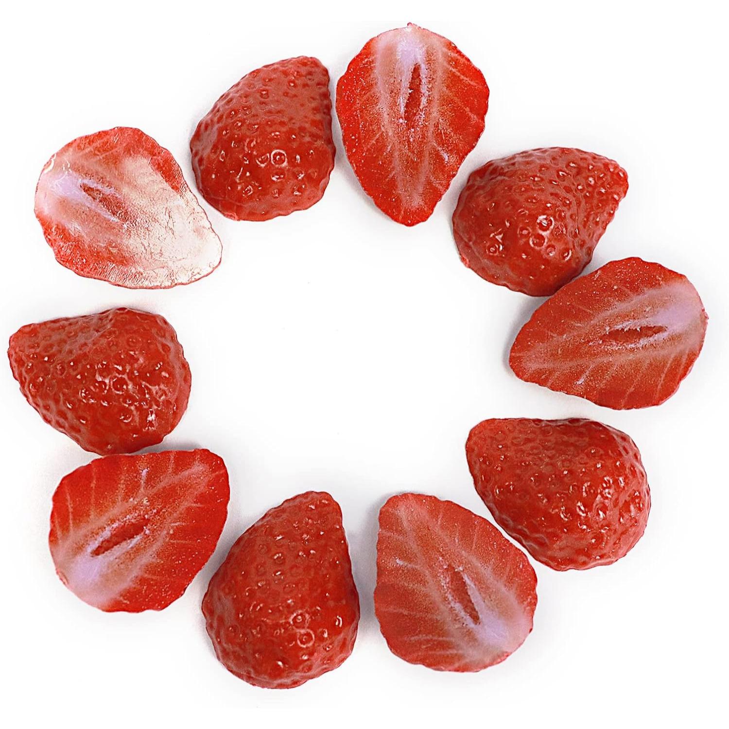 Pétalos de fresa artificiales, - Chocolate Snack reseña y precio