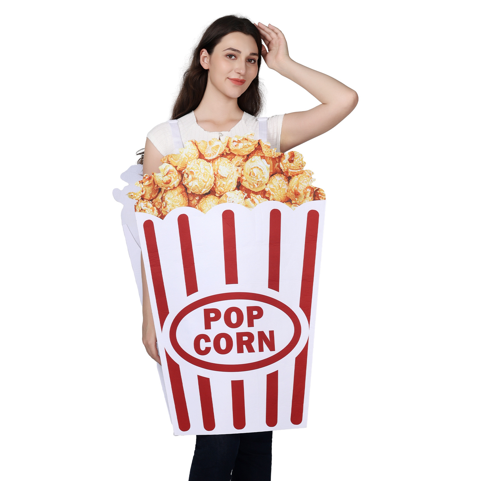 Disfraz de Caja de Palomitas d - Popcorn reseña y precio