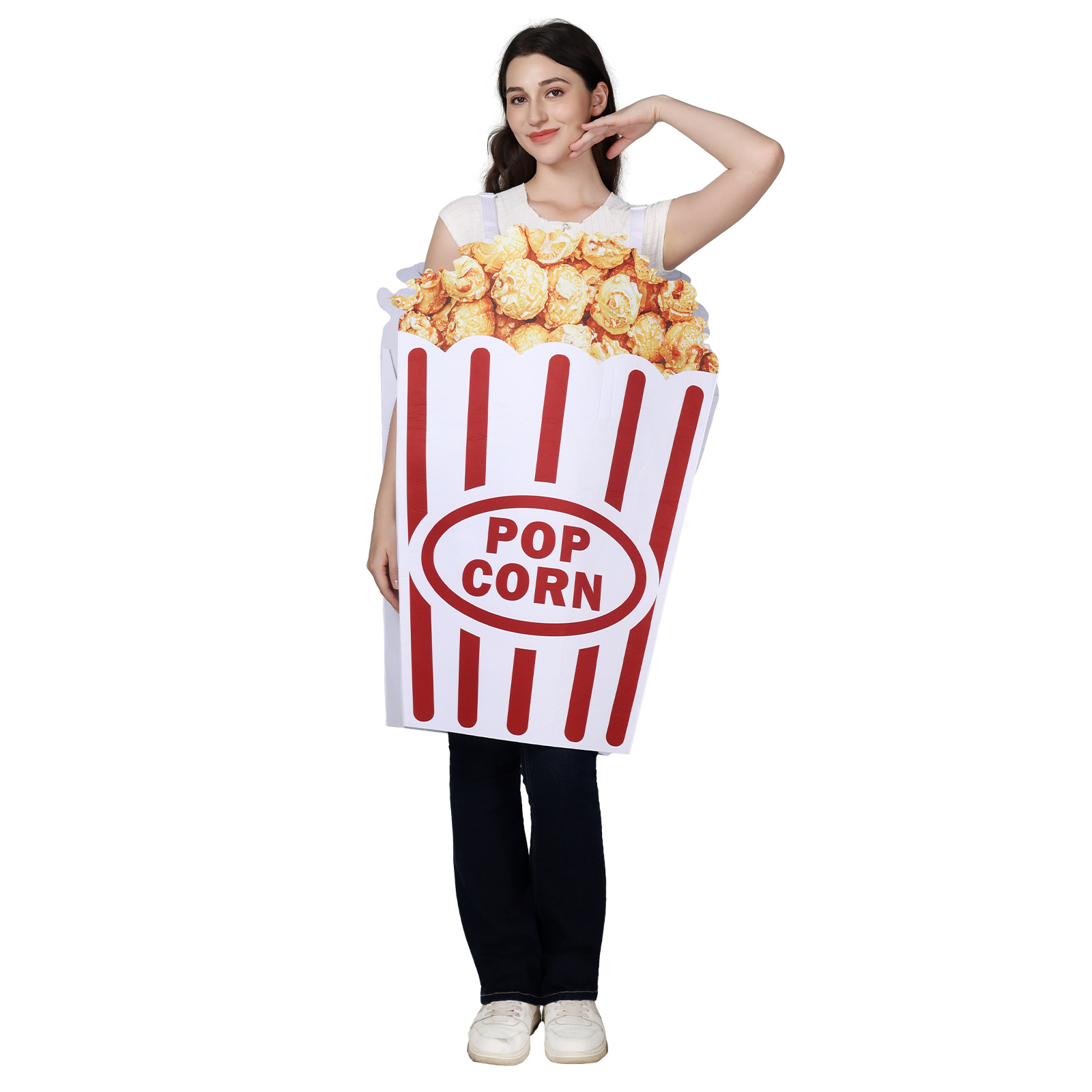 Disfraz de Caja de Palomitas d - Popcorn reseña y precio