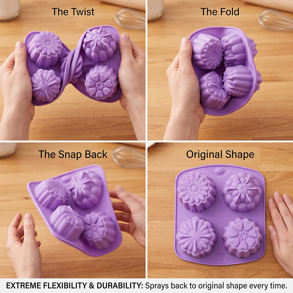 Molde de Silicona con Forma de - Healthy Snacks Food reseña y precio
