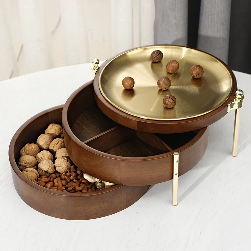 Plato de tres niveles para fru - Dried Fruit reseña y precio